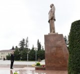 Президент Ильхам Алиев прибыл в Имишлинский район (ФОТО)