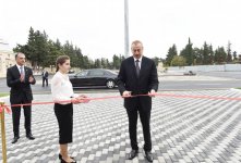 Президент Ильхам Алиев принял участие в открытии Музея флага в Имишли (ФОТО)