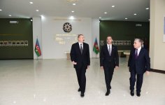 Президент Ильхам Алиев принял участие в открытии Музея флага в Имишли (ФОТО)