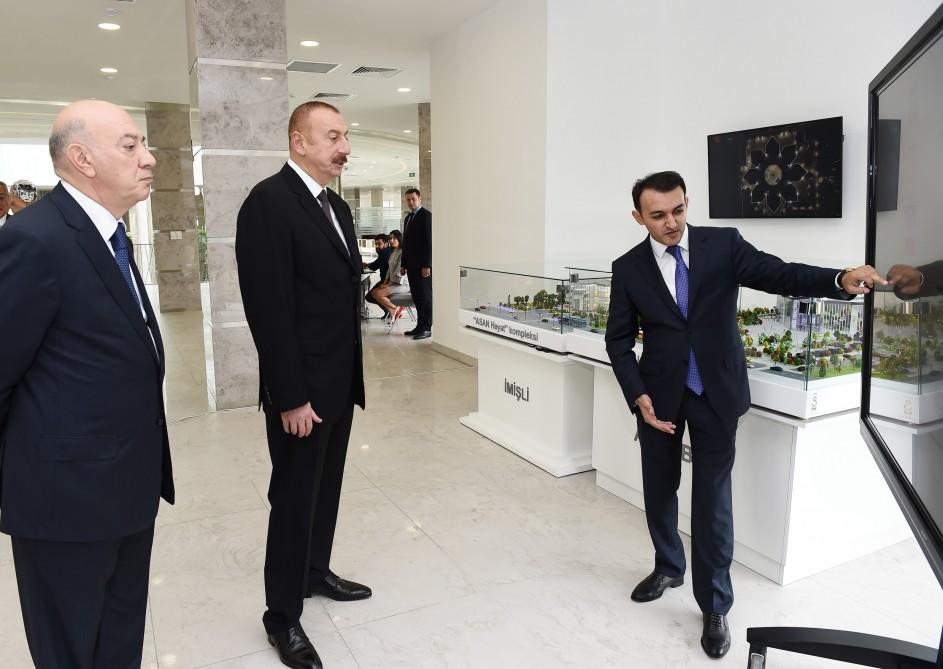 President Aliyev inaugurates “ASAN Hayat” complex in Imishli (PHOTO)