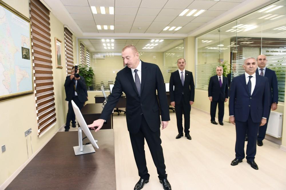 Президент Ильхам Алиев принял участие в открытии Имишлинского центра автоматического управления и контроля «Азеришыг» (ФОТО)