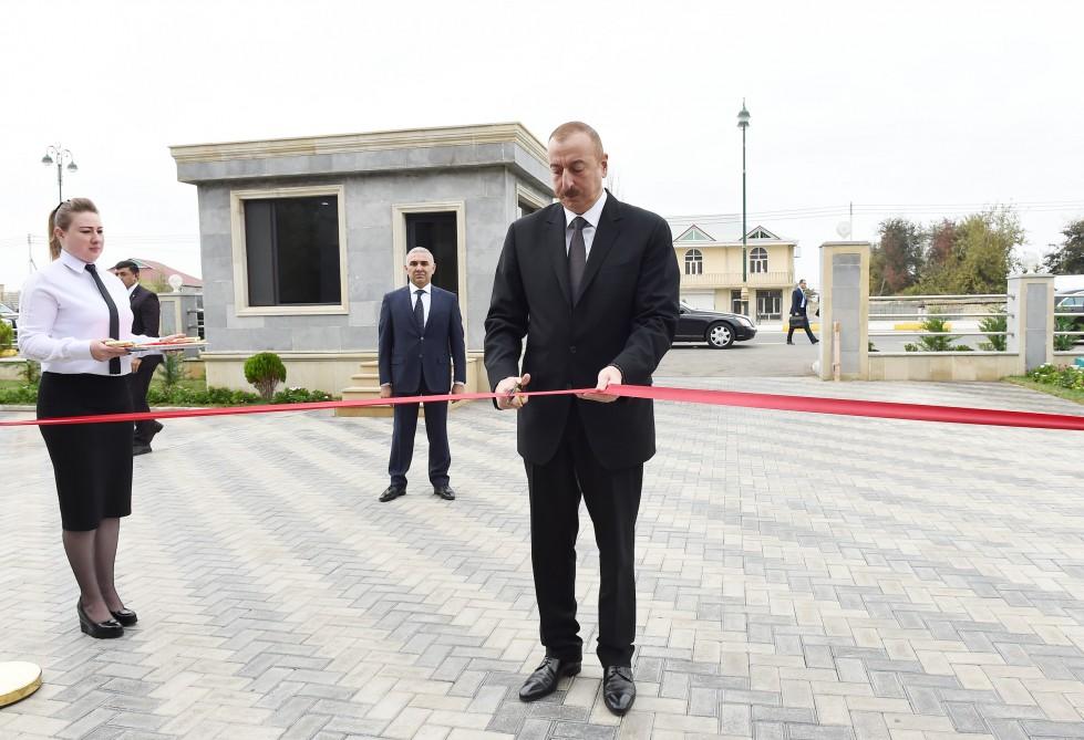 Президент Ильхам Алиев принял участие в открытии Имишлинского центра автоматического управления и контроля «Азеришыг» (ФОТО)