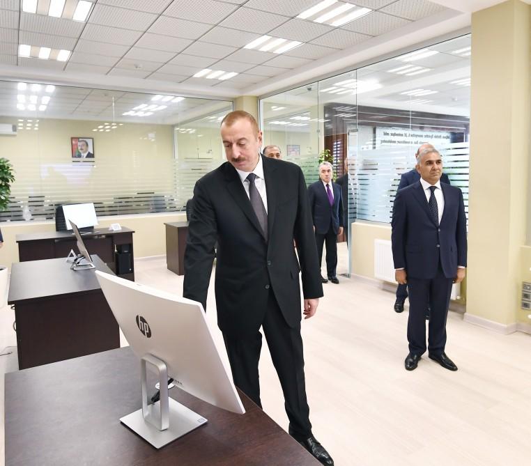 Президент Ильхам Алиев принял участие в открытии Имишлинского центра автоматического управления и контроля «Азеришыг» (ФОТО)