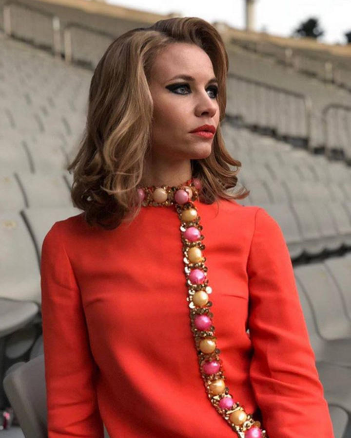 Российская звезда Светлана Устинова в Баку на съемках фильма о Муслиме Магомаеве (ФОТО)