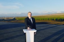 Президент Ильхам Алиев и Первая леди Мехрибан Алиева приняли участие в открытии Гахского агропарка (ФОТО)