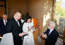 Azerbaijani president, first lady attend opening of ABAD Center of Ceramics and Applied Arts in Shaki (PHOTO)