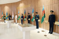 Президент Ильхам Алиев и Первая леди Мехрибан Алиева приняли участие в открытии Музея флага в Шеки (ФОТО)