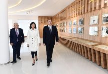 Президент Ильхам Алиев и Первая леди Мехрибан Алиева приняли участие в открытии Центра Гейдара Алиева в Шеки (ФОТО)