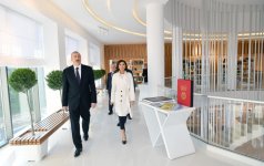 Президент Ильхам Алиев и Первая леди Мехрибан Алиева приняли участие в открытии Центра Гейдара Алиева в Шеки (ФОТО)
