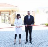 Президент Ильхам Алиев и Первая леди Мехрибан Алиева приняли участие в открытии нового здания для детдома смешанного типа в Шеки (ФОТО)