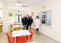 Президент Ильхам Алиев и Первая леди Мехрибан Алиева приняли участие в открытии нового здания для детдома смешанного типа в Шеки (ФОТО)
