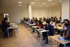 В Бакинском филиале МГУ имени М.В. Ломоносова прошел ежегодный День открытых дверей (ФОТО)