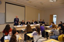 В Бакинском филиале МГУ имени М.В. Ломоносова прошел ежегодный День открытых дверей (ФОТО)