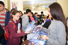 В Бакинском филиале МГУ имени М.В. Ломоносова прошел ежегодный День открытых дверей (ФОТО)