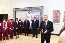 Президент Ильхам Алиев и Первая леди Мехрибан Алиева приняли участие в открытии Агдамского филиала ОАО «Азерхалча» (ФОТО)