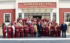 Президент Ильхам Алиев и Первая леди Мехрибан Алиева приняли участие в открытии Агдамского филиала ОАО «Азерхалча» (ФОТО)