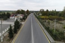 Президент Ильхам Алиев принял участие в открытии автодороги в Агдамском районе (ФОТО)