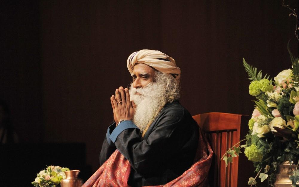 Vice-president of Heydar Aliyev Foundation Leyla Aliyeva attends lecture of recognized Indian yogi and mystic Sadhguru (PHOTO)