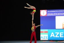 FIG Acrobatic Gymnastics World Cup podium training kicks off in Baku (PHOTO)