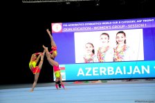 FIG Acrobatic Gymnastics World Cup podium training kicks off in Baku (PHOTO)