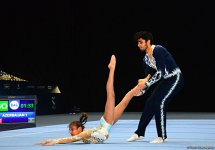 FIG Acrobatic Gymnastics World Cup podium training kicks off in Baku (PHOTO)