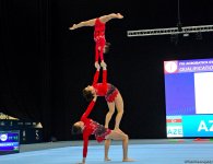 FIG Acrobatic Gymnastics World Cup podium training kicks off in Baku (PHOTO)