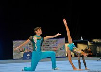 FIG Acrobatic Gymnastics World Cup podium training kicks off in Baku (PHOTO)