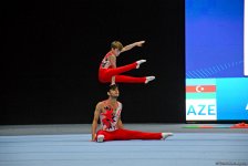 FIG Acrobatic Gymnastics World Cup podium training kicks off in Baku (PHOTO)