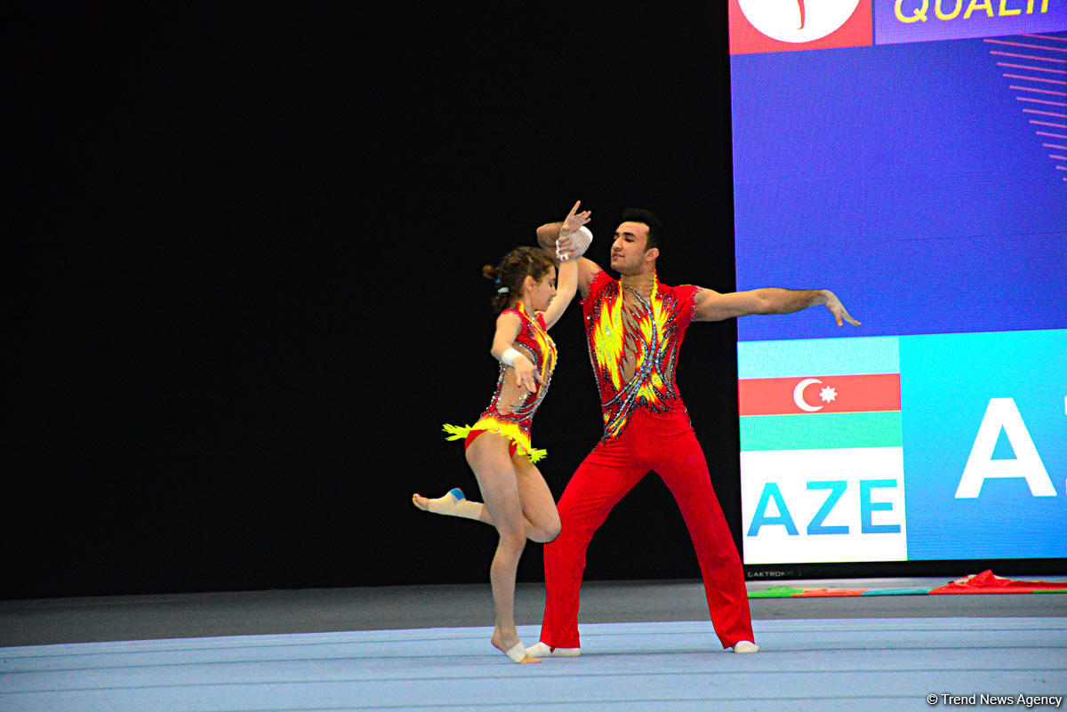 FIG Acrobatic Gymnastics World Cup podium training kicks off in Baku (PHOTO)