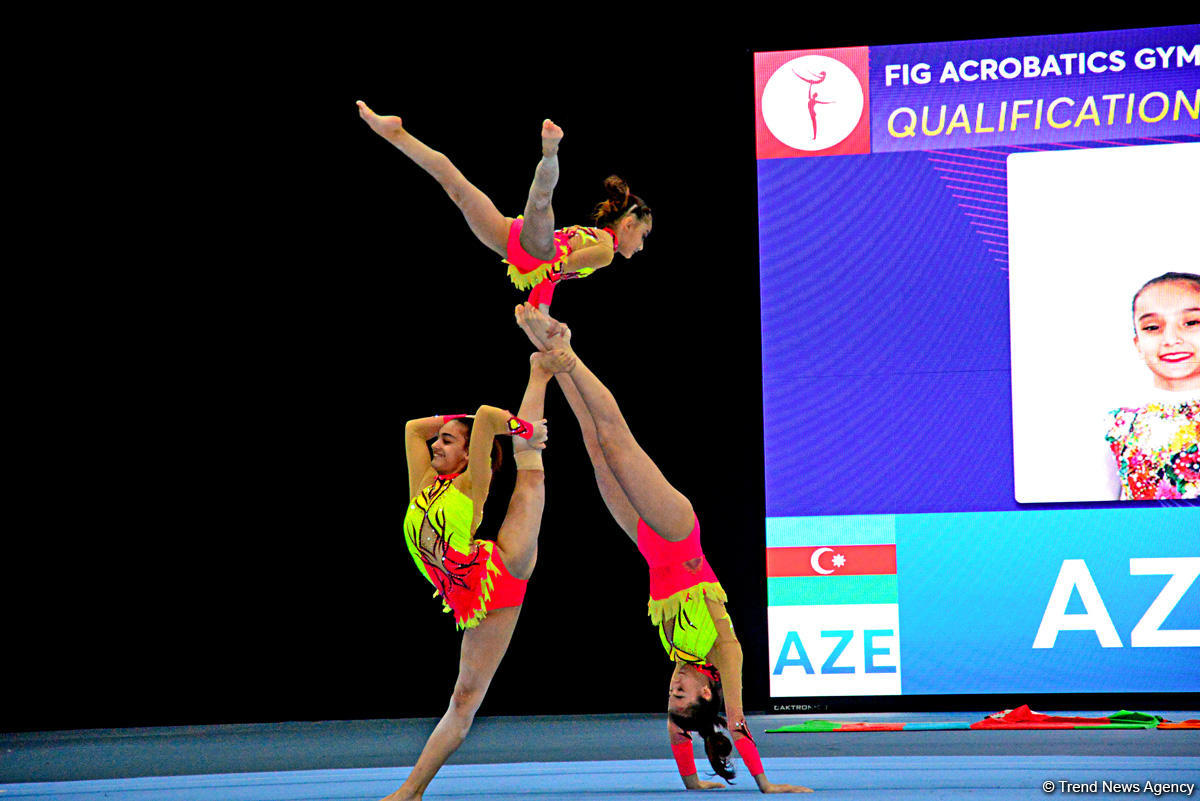 FIG Acrobatic Gymnastics World Cup podium training kicks off in Baku (PHOTO)