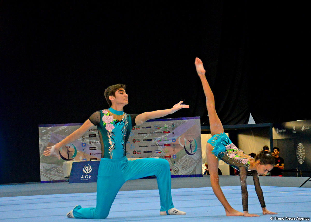 FIG Acrobatic Gymnastics World Cup podium training kicks off in Baku (PHOTO)