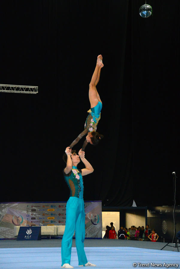 FIG Acrobatic Gymnastics World Cup podium training kicks off in Baku (PHOTO)