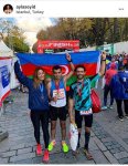 Азербайджанка пробежала по Босфорскому мосту из Азии в Европу, установив рекорд  (ФОТО)