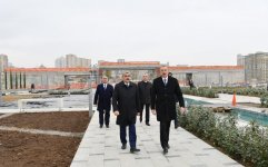 Президент Ильхам Алиев ознакомился с работами по благоустройству и созиданию вокруг бакинской мечети Тезепир (ФОТО)