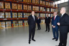 Президент Ильхам Алиев принял участие в открытии завода строительных химикатов в Сумгайытском химико-промышленном парке (ФОТО)