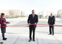Президент Ильхам Алиев принял участие в открытии комплекса железнодорожного вокзала Сумгайыта (ФОТО)