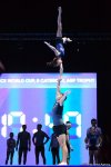 Podium training for FIG Acrobatic Gymnastics World Cup in photos