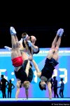 Podium training for FIG Acrobatic Gymnastics World Cup in photos