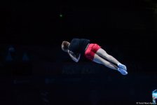 Podium training for FIG Acrobatic Gymnastics World Cup in photos