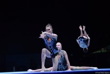 Стартовал первый день соревнований Кубка мира по акробатической гимнастике в Баку (ФОТО)
