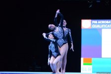 Стартовал первый день соревнований Кубка мира по акробатической гимнастике в Баку (ФОТО)