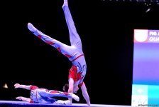 Стартовал первый день соревнований Кубка мира по акробатической гимнастике в Баку (ФОТО)