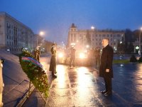 Президент Ильхам Алиев посетил площадь Победы в Минске (ФОТО)