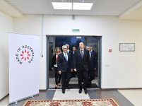President Ilham Aliyev observes Azerbaijan’s trading house in Minsk (PHOTO)