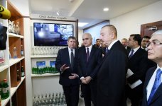 President Ilham Aliyev observes Azerbaijan’s trading house in Minsk (PHOTO)