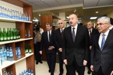 President Ilham Aliyev observes Azerbaijan’s trading house in Minsk (PHOTO)