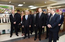 President Ilham Aliyev observes Azerbaijan’s trading house in Minsk (PHOTO)