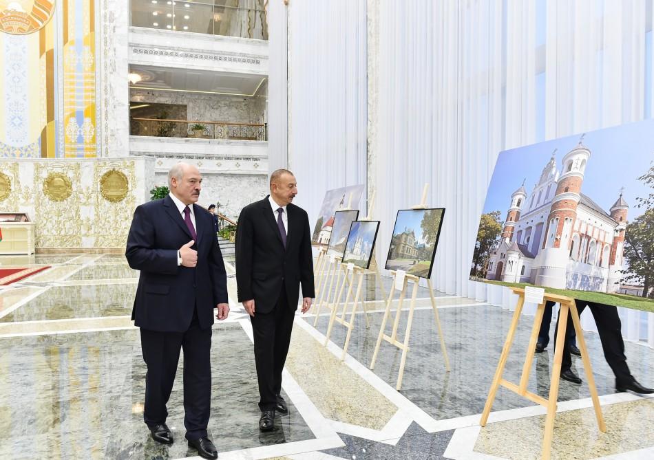 В Минске состоялась церемония официальной встречи Президента Азербайджана Ильхама Алиева (ФОТО)