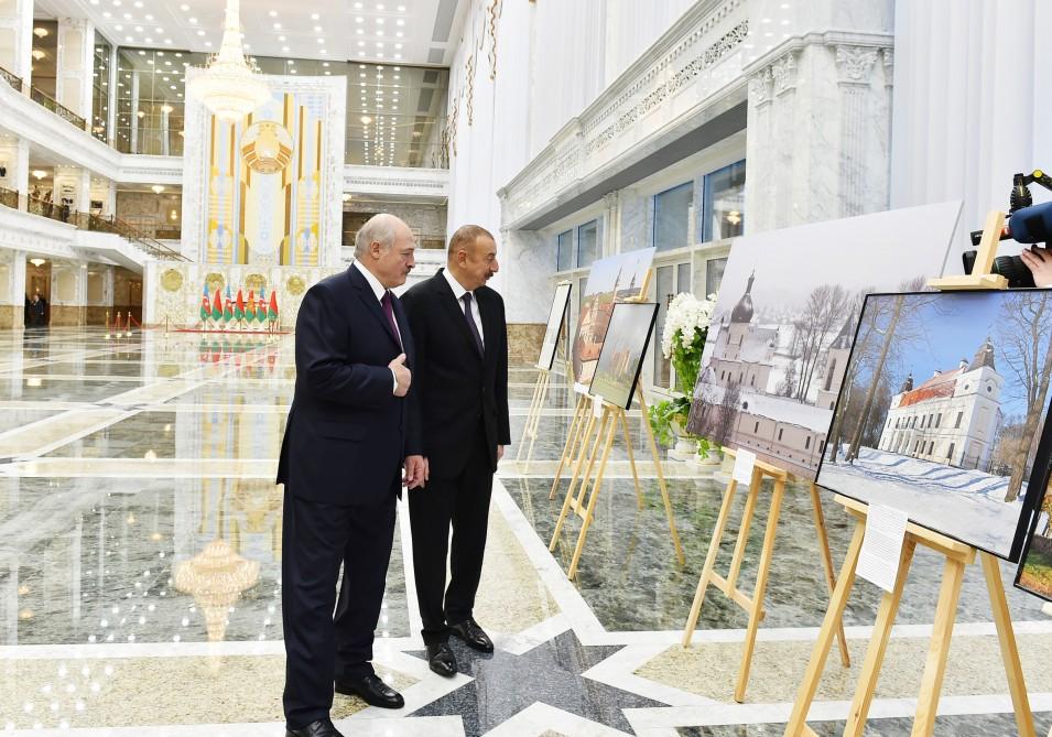 В Минске состоялась церемония официальной встречи Президента Азербайджана Ильхама Алиева (ФОТО)