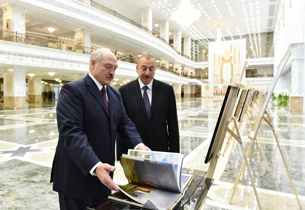 В Минске состоялась церемония официальной встречи Президента Азербайджана Ильхама Алиева (ФОТО)